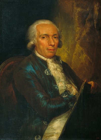 Portret van de Graveur Pasqual Pere Moles, eerste directeur van de Escola de Llotja door Vicente Lopez y Portana